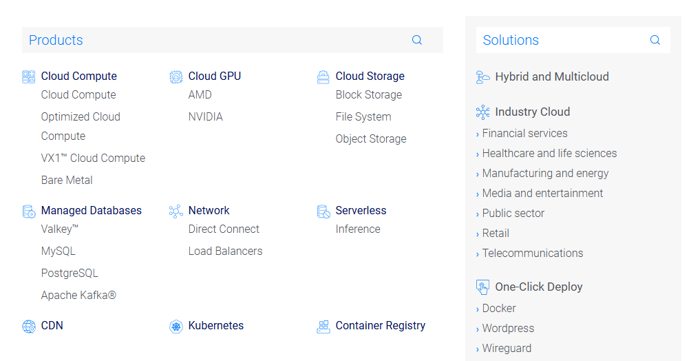 Vultr Products