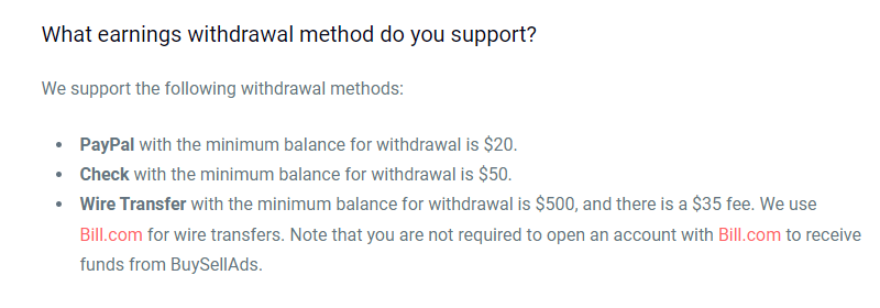Payment details for Carbonads.net