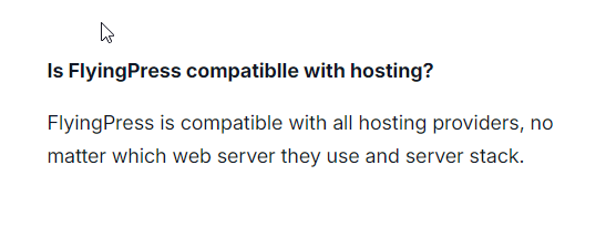 FlyingPress works with any web host