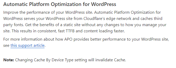 Automatic Platform Optimization for WordPress