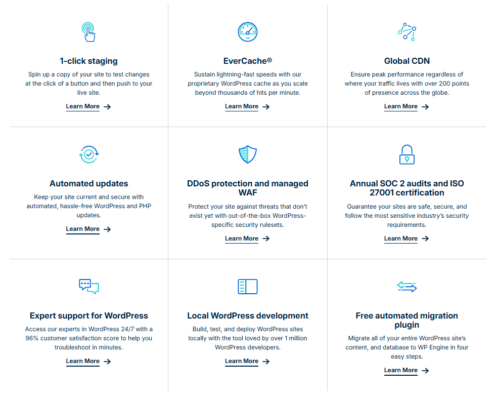 WP Engine Features